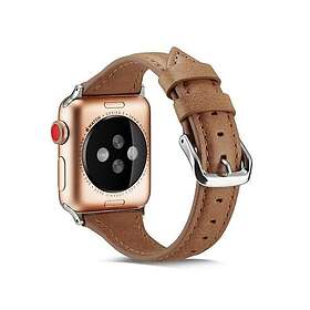 Skalo Läderarmband för Apple Watch Series 7-9 41mm