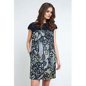 Conquista Floral Sack Dress with Pockets Dress