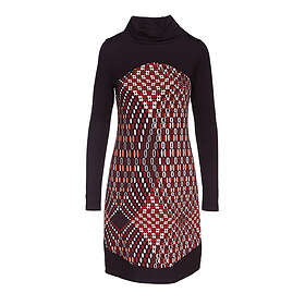 Conquista Turtleneck Long Sleeve Jersey Dress