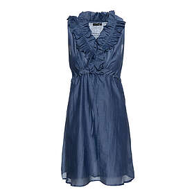 Conquista Sleeveless Ruffle Detail Dress