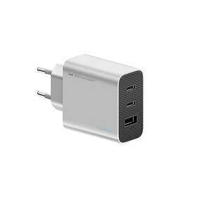 Cuktech CUK0A15CEUSL 65W GaN 2xUSB-C 1xUSB-A Seinälaturi 65W