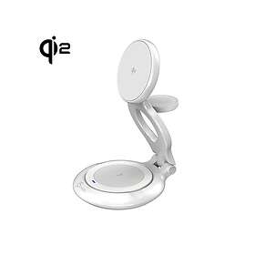 J5Create Qi2 3-i-1 Magnetisk Foldbar Trådløs Opladningsstation JUPW3415-N