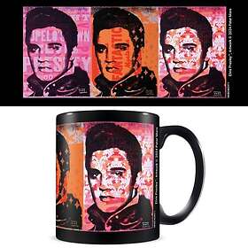Elvis Presley (Pop Panels) Black Pod Mug