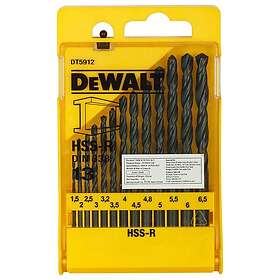 De Walt DT5912-QZ HSS-R Drill Set 1.5-6.5mm 13pcs