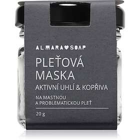 Almara Soap Active Charcoal Nettle Kasvonaamio 20g