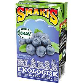 Smakis Blåbär Fruktdryck Kartong 0.25l
