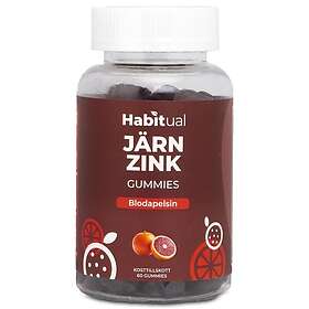 Habitual Zink + Järn Gummies 60 kpl
