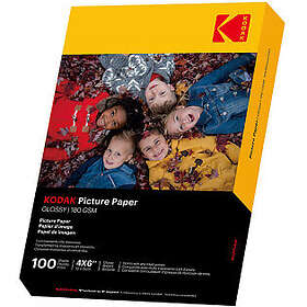 Kodak Glossy Fotopapir 180/m² 10x15cm 100 Ark