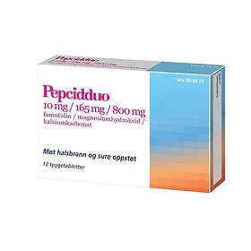 McNeil Pepcidduo Tyggtabletter 12stk