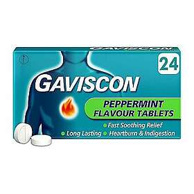 Gaviscon Heartburn & Indigestion Relief Tablets 24 Tablets