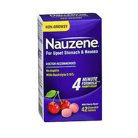 Nauzene Nausea Relief Chewable Tablets 42ct