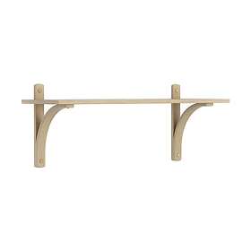 Swedese Levi 1 hylde Naturlakeret Eg-Aluminium 90cm Væghylde