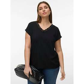 Vero Moda Curve Bella Kort Ärm Spets T-shirt (Dam)