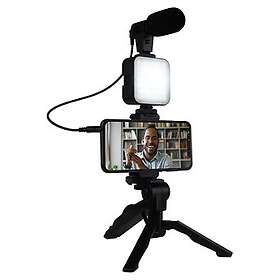 Bigben Connected Trépied Live Kit Vlogging avec Lumière LED