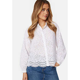 Selected Slftatiana Langærmet Broderet Skjorte (Dame)