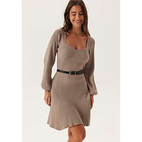 Bubbleroom Skater Stickad Kort Klänning