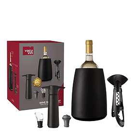 Vacu Vin Wine Elegant Plus Set Wine Sealer Black