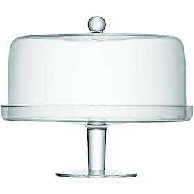 LSA International Klara Cake Stand with Cover 33 cm