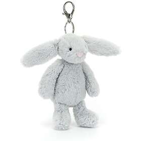 Jellycat Bashful Silver Bunny Breloque de Sac