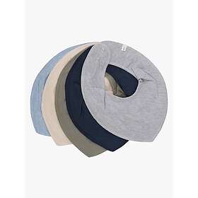 Pippi Drybib Blå Tåge 5-pack