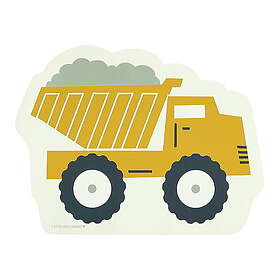 A Little Lovely Company Dækkeserviet Dumptruck Gul