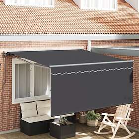 vidaXL Patio Awning Electric 350x250cm Grey 3330224