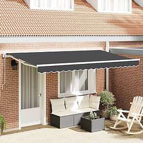 vidaXL Patio Awning Manuell 350x200cm Grey 3329650