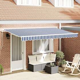 vidaXL Patio Awning Electric 400x200cm Blue 3329765