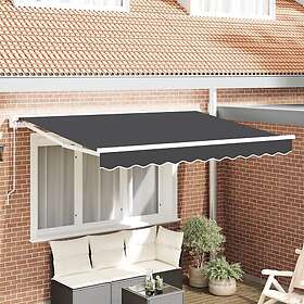 vidaXL Patio Awning Manuel 250x200cm Gris 3329367