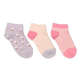 Melton Ice Cream Sneaker Socks 3-pack