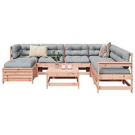 vidaXL Sofa Set Garden 8 Pieces Solid Douglas Fir 3250606