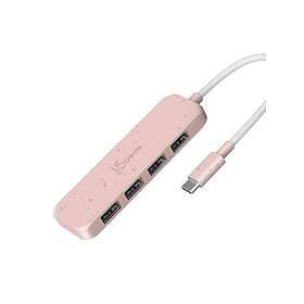 J5Create JCH341ER USB-C til 4-Port Type-A Hub USB 3.2