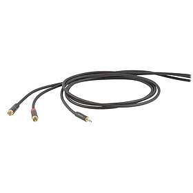 Proel 3.5mm Hane till 2x RCA Hane Ljudkabel 3m