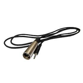 AMP XLR Hane till 3,5mm Stereokabel 1.5m
