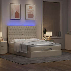 vidaXL Ottoman Sängram 3314091 140x190cm