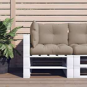 vidaXL Sittdyna Tyg 120x40x7 cm Röd