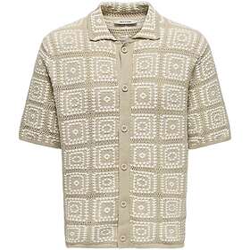 Only & Sons RLX 5 SS Strikket Skjorte (Herre)