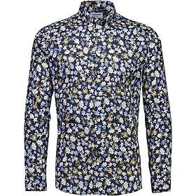 Lindbergh All Over Print Langermet Skjorte (Herre)