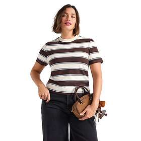 Lindex Randig Kortärmad T-shirt (Dam)