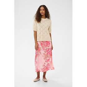 Saint Tropez Pollyanasz Blomstret Chiffon Midinederdel