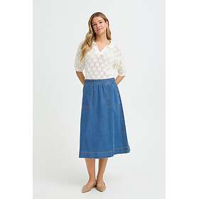 Fransa Frchicago SK 2 Denim Midiskjørt