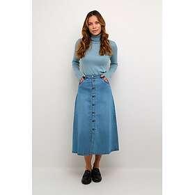 Culture Cuami Denim Midiskjørt