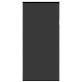 vidaXL Rullegardin Blackout Stoff Svart 110x210cm
