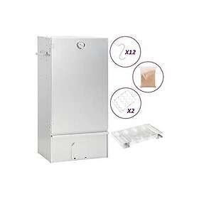 vidaXL Kallrökningsskåp Galvaniserat Stål 3200773