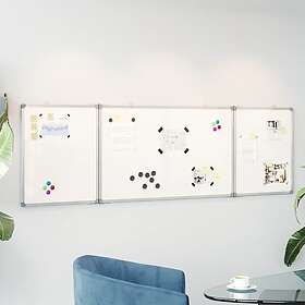 vidaXL Magnetisk anslagstavla Hopfällbar 160x50x1,7 cm