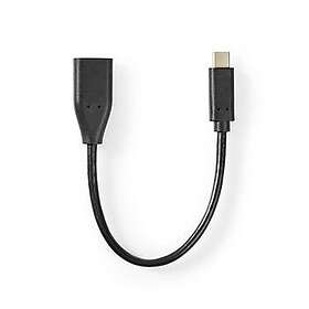 Nedis CCGT61710BK02 Adapter USB-C(tm) Hane till USB-A Hona (0.20 m)