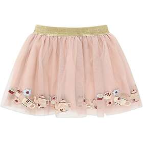 Hust & Claire Teeparti Brodert Tyll Miniskjørt