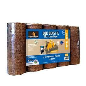 Woodstock Buche de bois densifié ultra calorifique 7,5kg 5 pcs