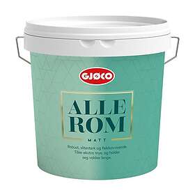 Gjøco Alle Rom Väggfärg Anpassad Kulör Silk Matt 9L