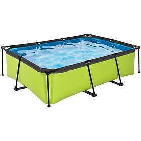 Exit 220x150x65cm Rektangulär Pool Set med Filterpump